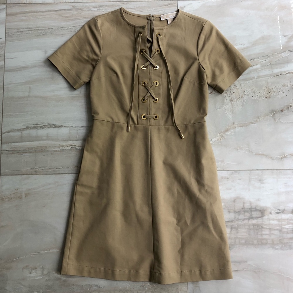 MICHAEL KORS BEIGE DRESS
